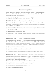 Induzione magnetica A. Legge di Faraday-Neumann