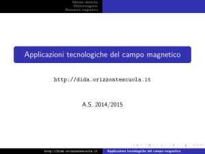 Applicazioni tecnologiche del campo magnetico