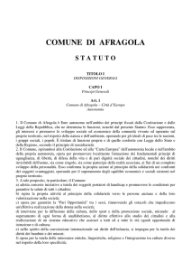 Statuto - Comune di Afragola