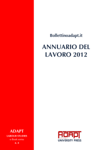 annuario del lavoro 2012