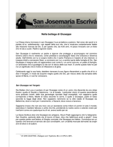 Nella bottega di Giuseppe - Josemaria Escriva. Founder of Opus Dei