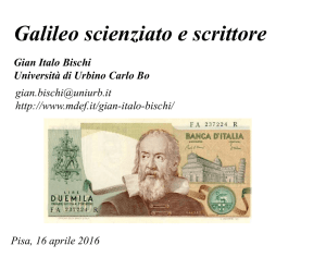 Galileo scienziato e scrittore