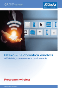 Eltako – La domotica wireless