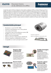 CL510 Document Camera ad alta definizione da soffitto