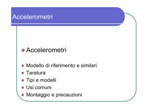 Accelerometro - Misure Meccaniche e Termiche