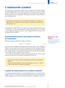 Il condensatore cilindrico - Zanichelli online per la scuola