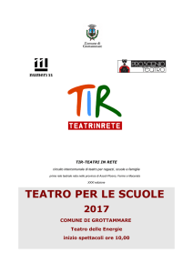 TEATRO PER LE SCUOLE