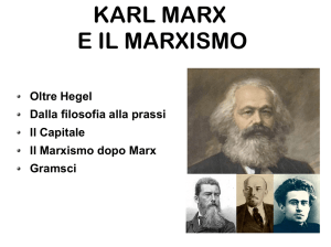 KARL MARX E IL MARXISMO