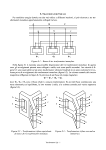 TRASFORMATORI TRIFASE - Dipartimento di Ingegneria dell