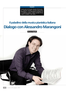 Dialogo con Alessandro Marangoni