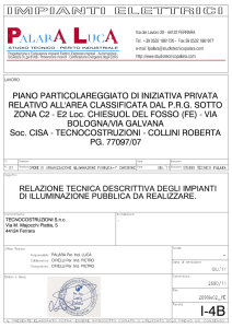 Tav. I-4B – Relazione tecnica descrittiva degli