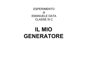 Il mio generatore 2 - Istituto di Istruzione Superiore "Aldo Moro"