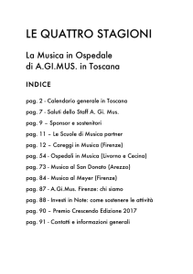 libretto - A.Gi.Mus: associazione giovanile musicale