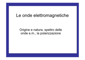 Le onde elettromagnetiche