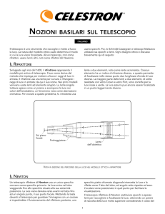 nozioni basilari sul telescopio