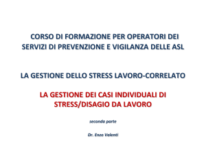 Disturbi dell`adattamento - Centro stress lavoro Lazio