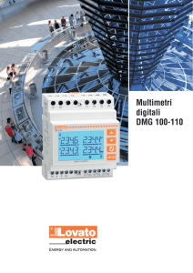 Multimetri digitali DMG 100-110