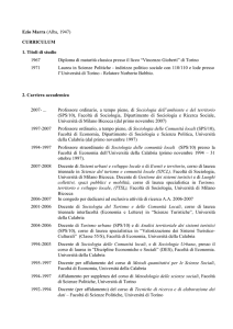 Ezio Marra (Alba, 1947) CURRICULUM 1. Titoli di studio 1967