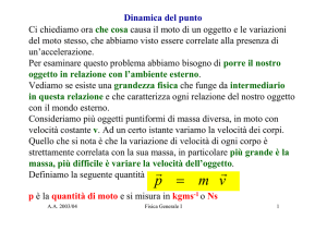 F. Soramel - Sezione di Fisica