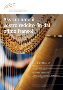 MV Piano di previdenza - Pensionskasse Musik und Bildung