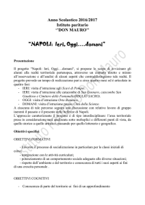progetto “Napoli - Istituto Don Mauro
