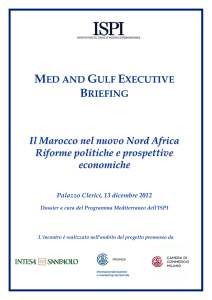 Il Marocco nel nuovo Nord Africa Riforme politiche e prospettive