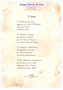 Le Poesie premiate l`8 gennaio 2012