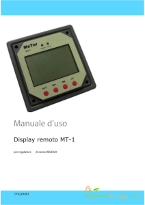Scarica il manuale di istruzioni display MT-1