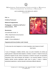 programma 2015-16 - Accademia di Belle Arti di Bologna