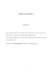 APPUNTI DI FISICA breve 10 `08