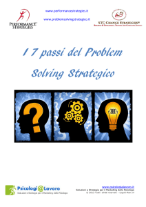 I 7 passi del Problem Solving Strategico