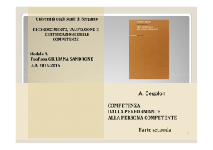 Il modello comportamentista - Università degli studi di Bergamo