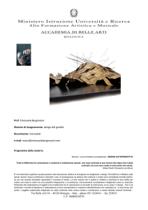 Bergonzoni Design gioiello 14-15 - Accademia di Belle Arti di Bologna