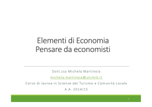 Slide Pensare da economisti 2014-15