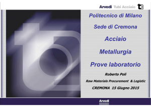 Politecnico Cremona Acciaio e Prove Labo 2015.06.15