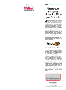 Marketing Trend: Oracle per back office pdv Brico Io