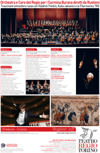 Orchestra e Coro del Regio per i Carmina Burana