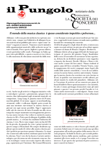 gennaio 2012 - Fondazione La Società dei Concerti