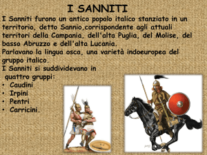Sanniti furono un antico popolo italico stanziato in un territorio, detto