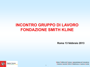 Relazione Giorni - Fondazione Smith Kline