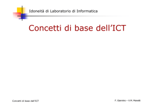 Concetti di base dell`ICT