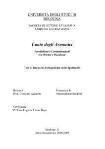 Canto degli Armonici - Tertium Auris