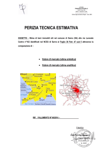 PERIZIA TECNICA ESTIMATIVA