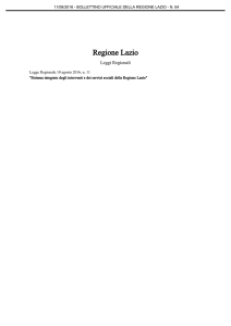Regione Lazio - Consiglio Regionale Ordine Assistenti Sociali Lazio
