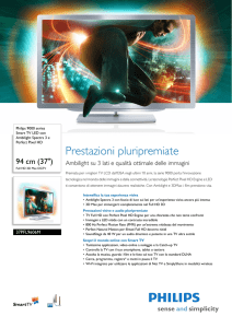37PFL9606M/08 Philips Smart TV LED con Ambilight Spectra 3 e