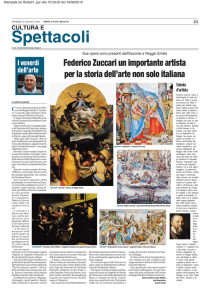 Federico Zuccari un importante artista per la storia dell`arte non solo