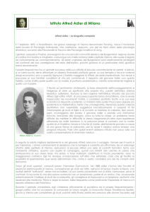 biografia completa - Istituto Alfred Adler di Milano