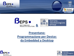 Sviluppo su dispositivi embedded