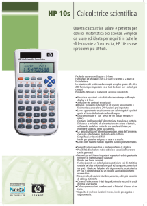 Calcolatrice scientifica HP 10s