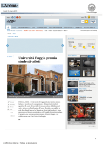 L`Arena - Università di Foggia
